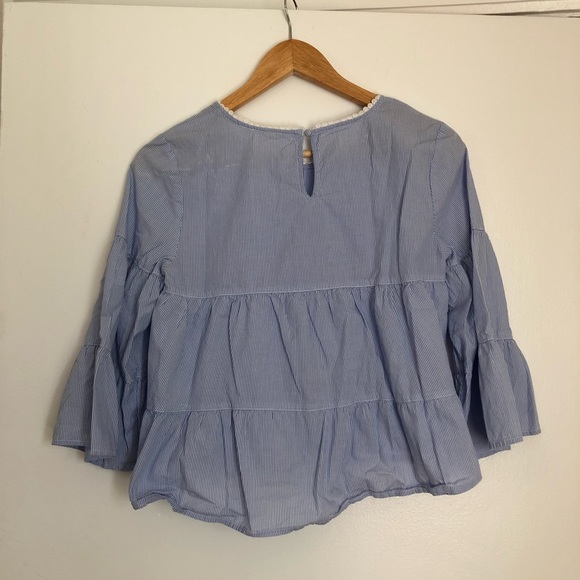 E&M Collection Long Sleeve Blouse. Sz S - Picture 4 of 9